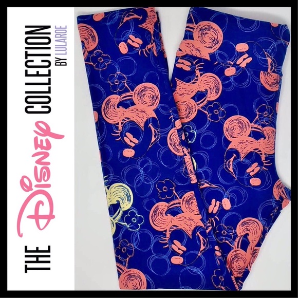 LuLaRoe Pants - LuLaRoe OS Leggings Disney Minnie Mouse UNICORN